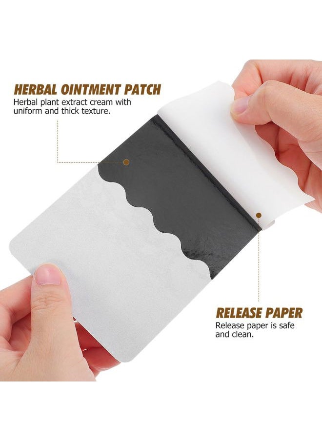 Healeved 100 Packs Ginger Pad for Pain Ginger Pad Herbal Ginger Patches Chinese Pure Nature Blood Circulation Pads for Knee Cervical Vertebra Joint  - Image 2