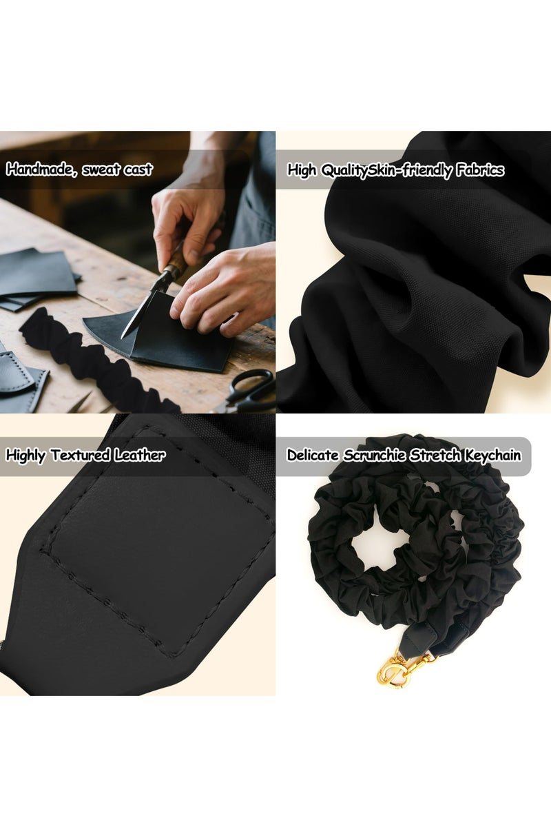 Dominy Phone Lanyard Crossbody, Scrunchie Cell Phone Strap with Metal Phone Tether Tab, Universal Phone Strap for Women - Image 4