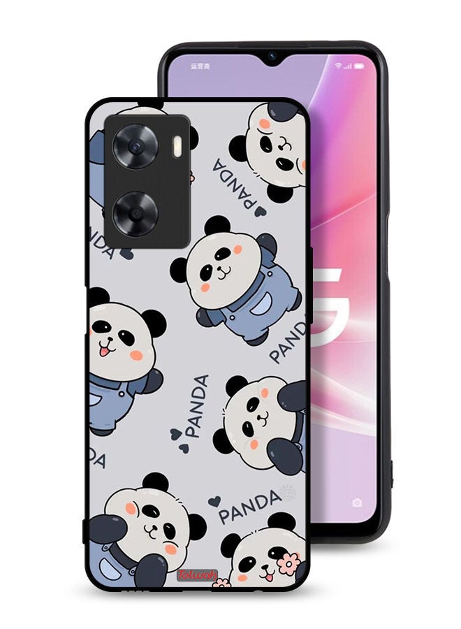 Tolwak Oppo A57s Protective Case Cover Pattern Of Pandas - Image 1