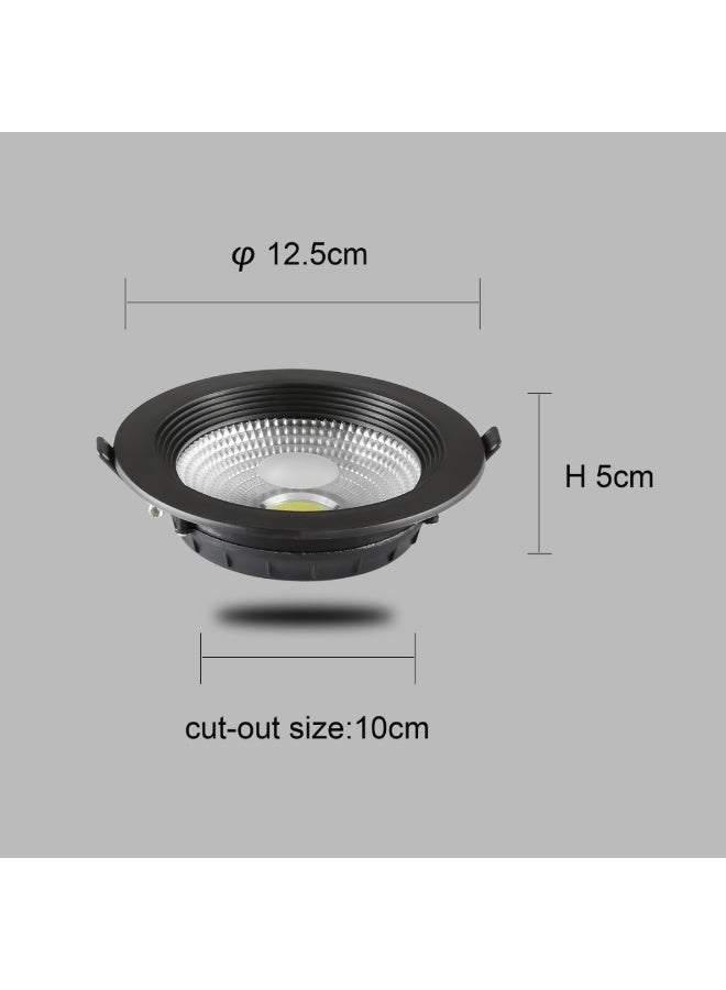 هامر كشاف سبوت لايت اسود لون الانارة ابيض 10 سم 10 واط - Image 4