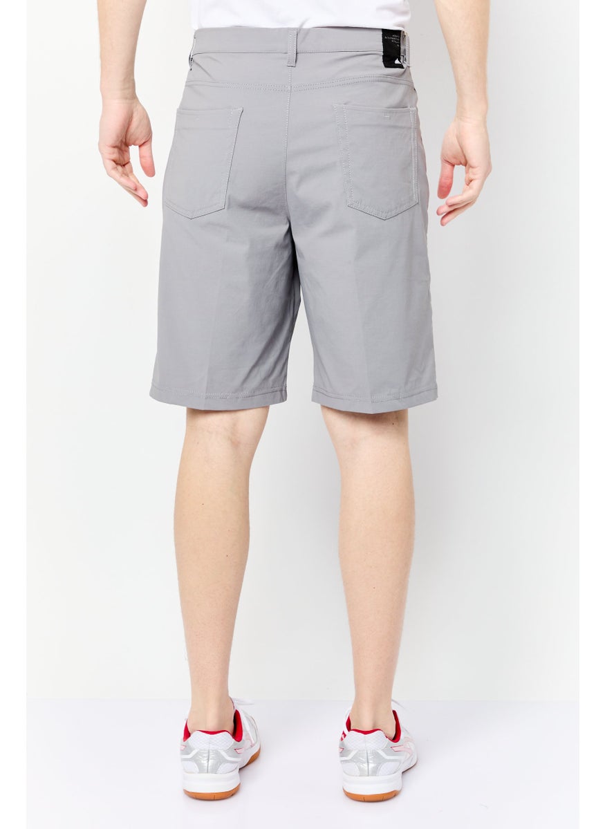Adidas Men Regular Fit 10 Inseam Golf Shorts, Grey  - Image 4