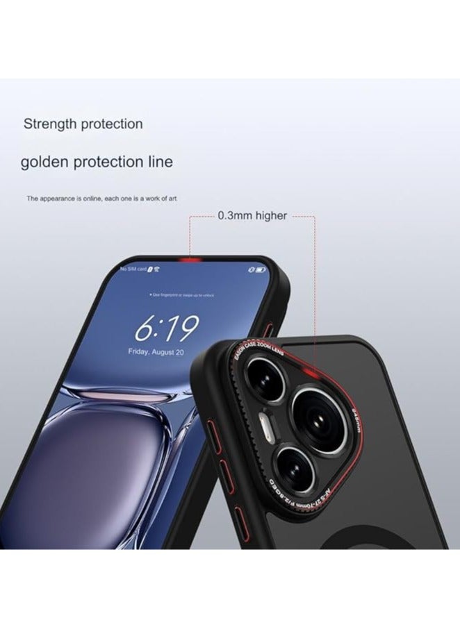 general The matte case is suitable for HUAWEI Pura70 series skin-friendly and anti-drop magnetic phone cases, and is compatible with HUAWEI Pura70/70PRO/PRO+/70Ultra - Image 3
