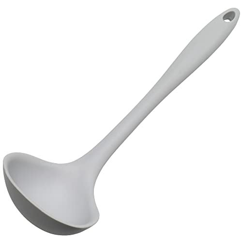 Chef Craft Chef Craft Premium Silicone Cooking Ladle 1125 inch Gray 