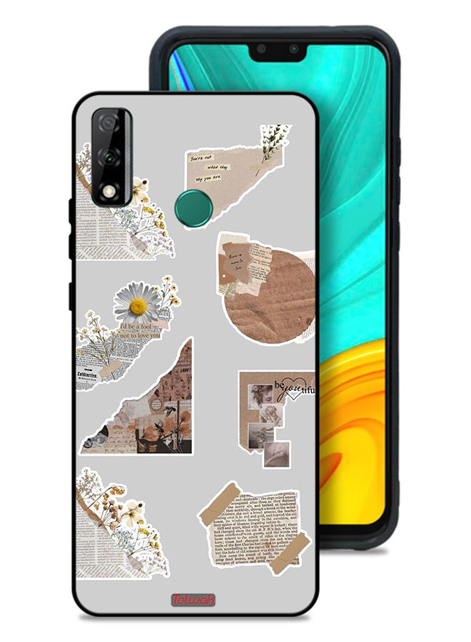 Tolwak Huawei Y8s Protective Case Cover Pieces Of Paper Stickers - Image 1