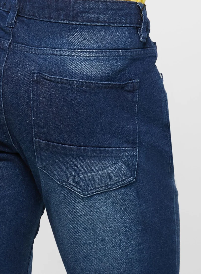 Seventy Five Slim Fit Heavy Wash Jogger Jean