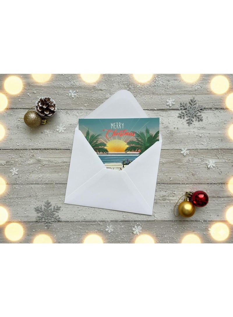 Christmas Greeting Cards – Box of 12 Cards (6 Cards per Design) – Assorted Festive Designs - Image 1