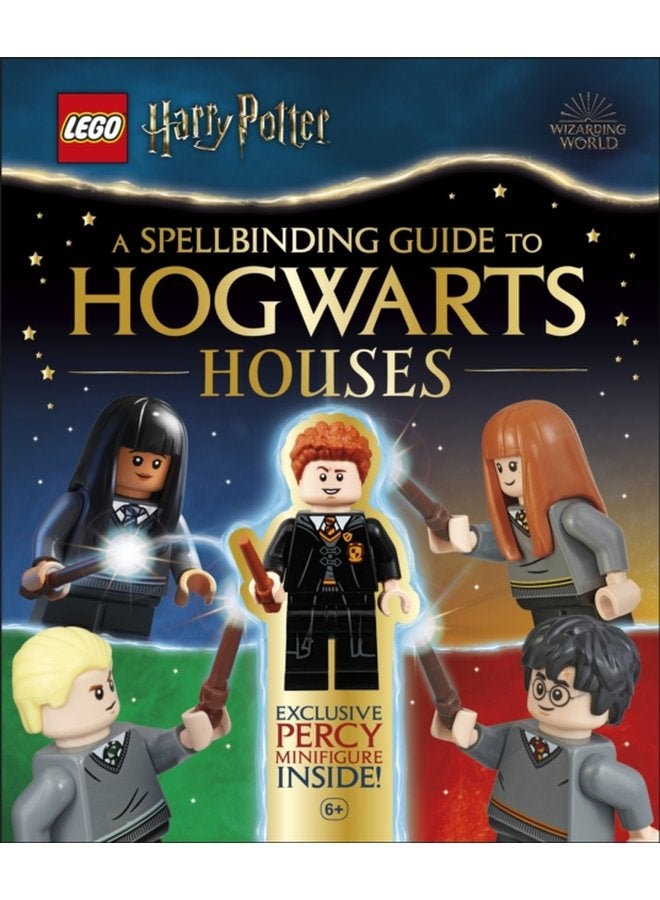 LEGO Harry Potter A Spellbinding Guide to Hogwarts Houses With Exclusive Percy Weasley Minifigure - Hardback