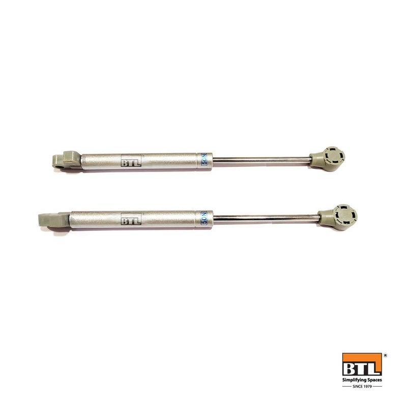 BTL Gas Spring Soft Close Lift Stay Hydraulic Cabinet Support Pneumatic Flap Strut Capacity 5 kg Pack of 1 Pair BCFG50SC - Image 3