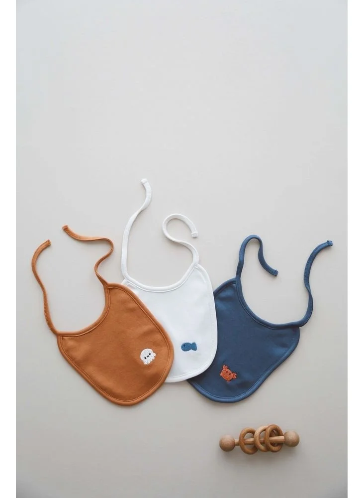 Ohlala Koala Triple Ribbed Baby Bib 0-3 Months