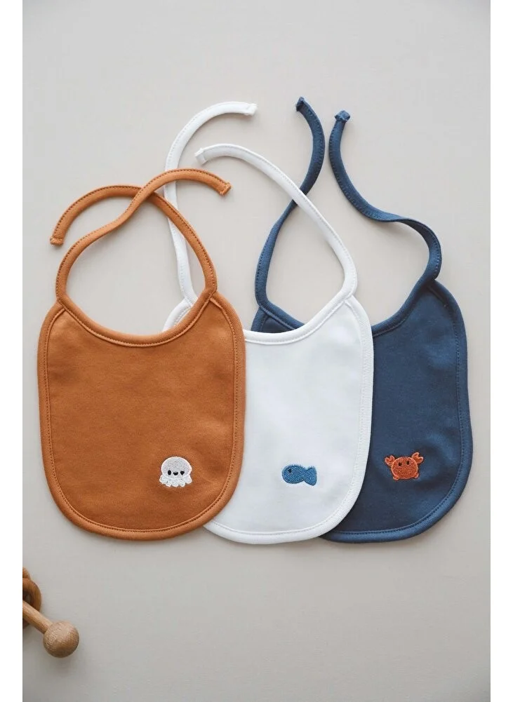 Ohlala Koala Triple Ribbed Baby Bib 0-3 Months