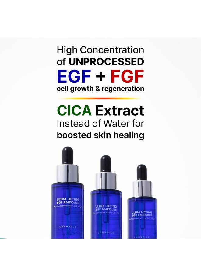 Lanbelle Anbelle Ultra Lifting Egf Fgf Serum 10 Ppm Face Korean Serum Mature Skin Improves Skin Balance Elasticity Reduce Fine Lines Blemish Spots Deep Nourishing Moisturizing Revitalizing  - Image 3