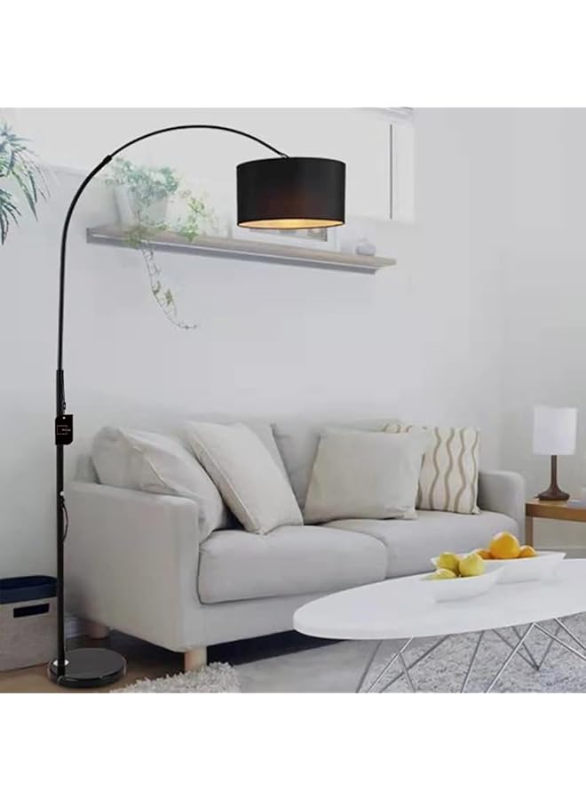 شاربدو مصباح أرضي على الطراز الاسكندنافي مع جهاز تحكم عن بعد وإضاءة LED بدرجة حرارة لون قابلة للتعديل لغرفة المعيشة وغرفة النوم - Image 4