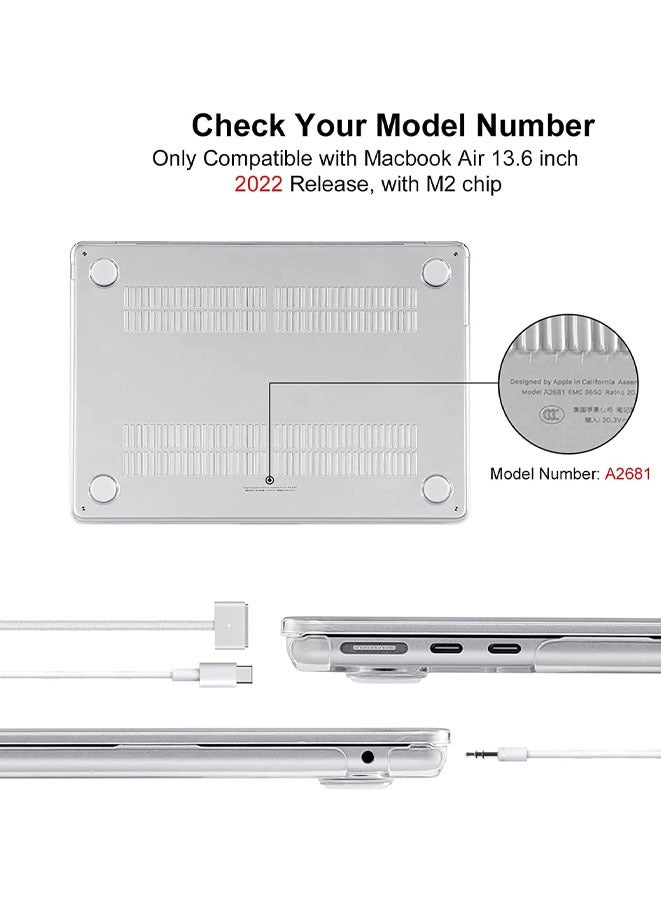 MacBook 13.6Air A2681 Clear Case Cover  - Image 5