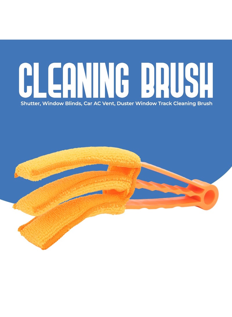 Cleaning Duster For Car AC Vent, Window Track Cleaning Brush Shutter Cleaner With Ergonomic Handle - Image 1