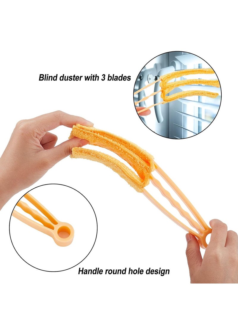 Cleaning Duster For Car AC Vent, Window Track Cleaning Brush Shutter Cleaner With Ergonomic Handle - Image 3