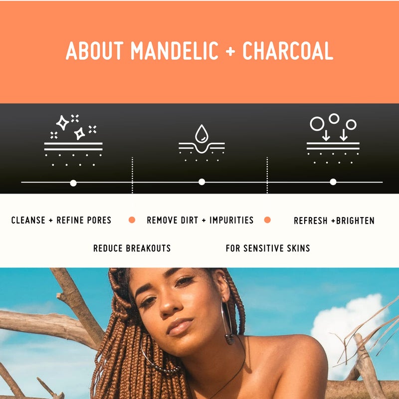 NIP+FAB Nip+Fab Charcoal and Mandelic Acid Fix Daily Cleansing Face Pad with Witch Hazel and Lotus Flower Extract for Refining Minimizing Pores Oil Control, 60 Count  - Image 2