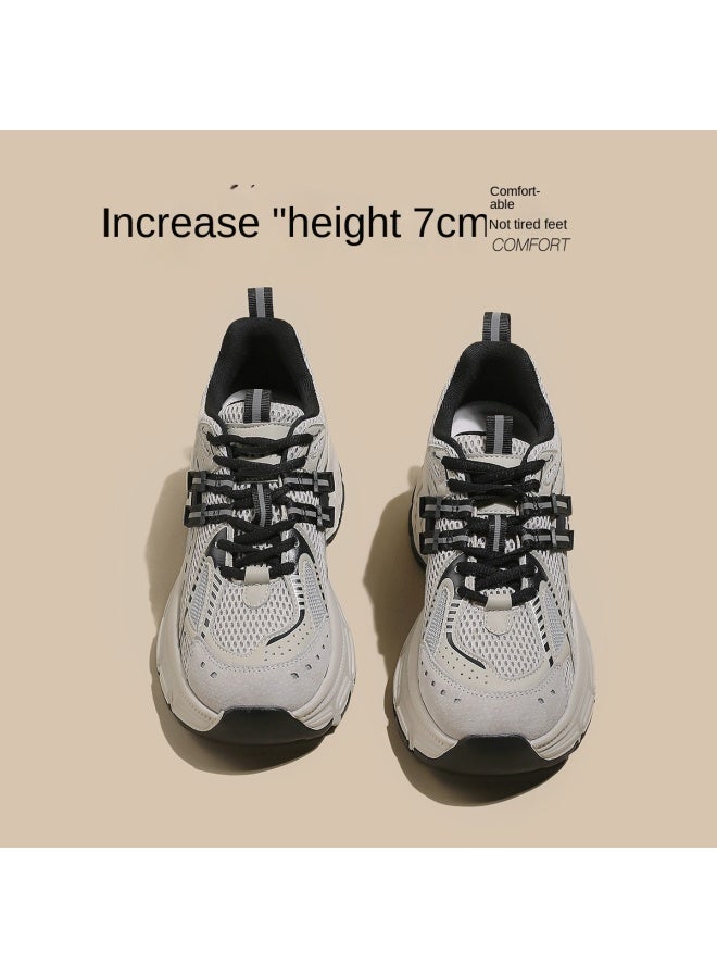 SAFIYA Instant 7cm Lift Saturday's 2025 New Platform Sneakers For Women, Casual Athletic Shoes With Thick Sole - Image 2