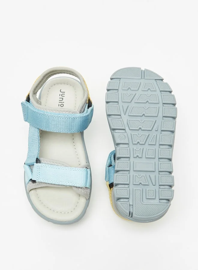 جونيورز Boys Colourblock Floaters with Hook and Loop Closure