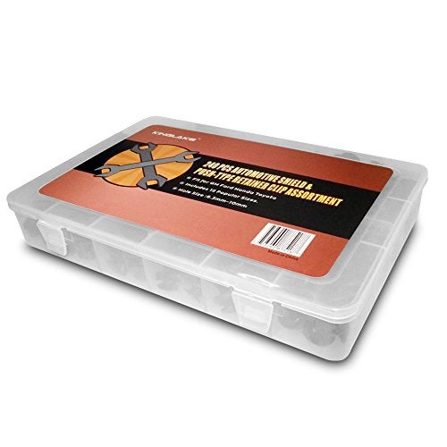 KINGLAKE 240 Pcs Push Retainer Clips Kit,Great Assortment of Push Type Retainers Fits for GM Ford Toyota Honda Chrysler with Plastic Storage Case - Image 4