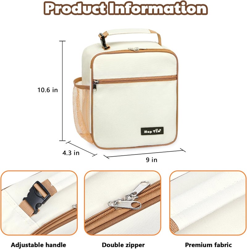 Hap Tim Insulated Lunch Bag - Beige - Image 5