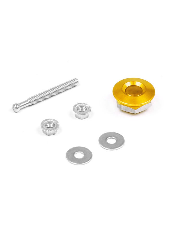 Car Modification Racing Mini Machine Cover Lock 30mm Button Type Hood Surround Buckle 55mm Stainless Steel Screw