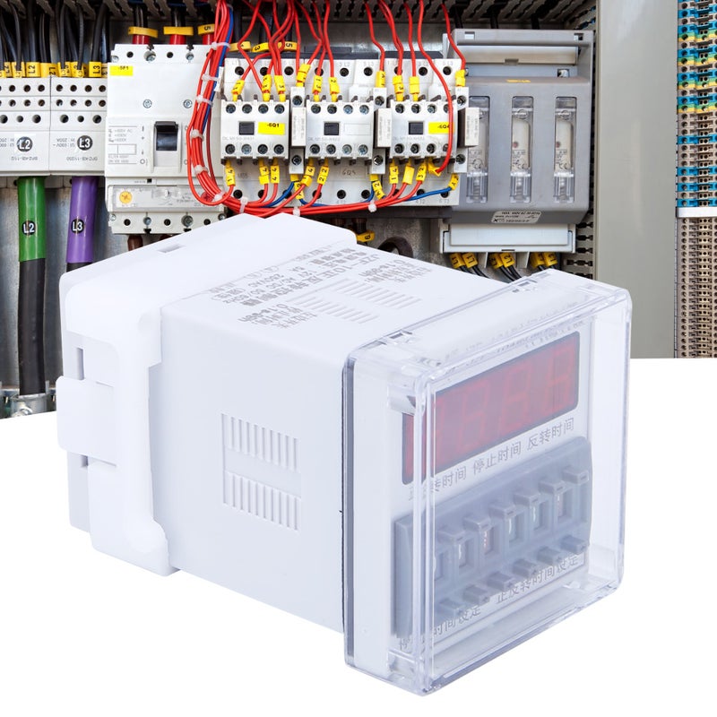 مكبر جزر BERM JZF-10A LCD لموفر الوقت لتحكم محرك CW/CCW مفتاح توقيت 0.1 ثانية-99 ساعة 12 فولت AC/DC - Image 5