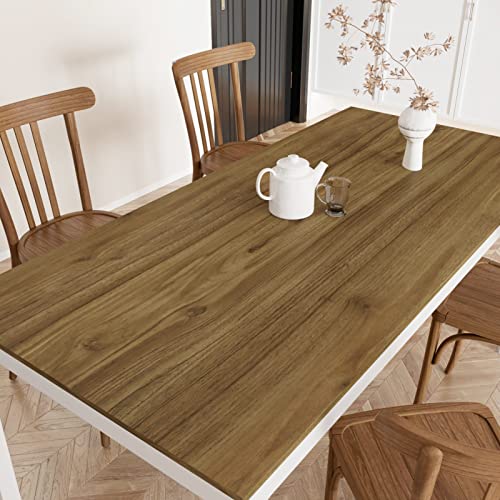 WESTICK Brown Wood Contact Paper Peel and Stick Wood Wallpaper Self Adhesive Waterproof Contact Paper Wooden Countertop Vinyl Wrap Wallpaper for Kitchen Dinner Table Cabinets Desk 15.8 x 78 in - Image 2