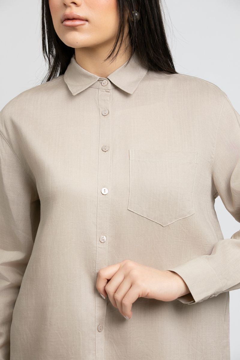 RINA Shirt with Front Pocket - Image 3