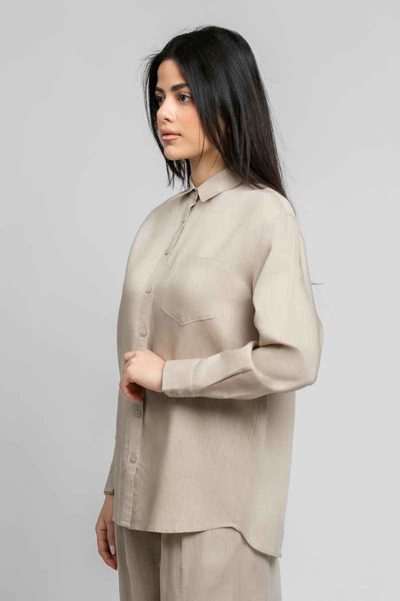 RINA Shirt with Front Pocket - Image 2