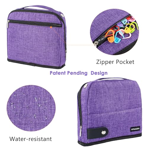 MYBAGZING Crochet Hook Case - Stand Up Organizer - Unique Design - Knitting & Crochet Supplies Holder - Image 5