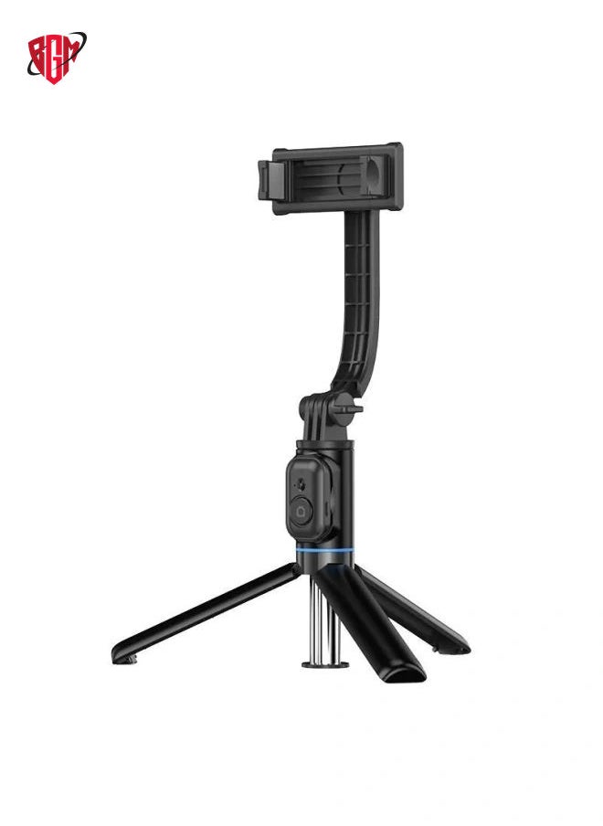 BGM - ZGA S01 Bluetooth Remote Control Detachable Tripod Selfie Stick(Black) - Image 1