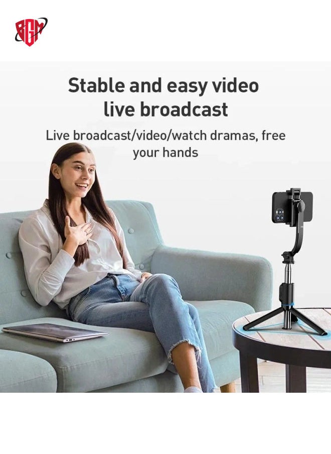BGM - ZGA S01 Bluetooth Remote Control Detachable Tripod Selfie Stick(Black) - Image 1