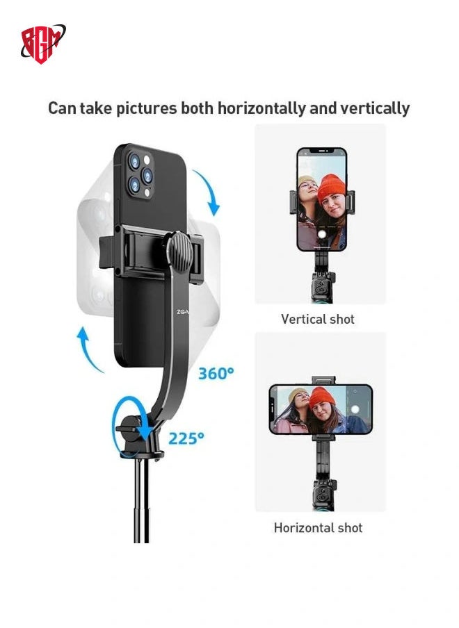 BGM - ZGA S01 Bluetooth Remote Control Detachable Tripod Selfie Stick(Black) - Image 1