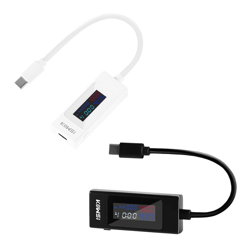Voltage & Current Tester Meter USB Capacity Working-Time Ammeter Voltmeter Power-Bank Charger Detectors Easy Voltage and Current Tester USB Capacity Working-Time Ammeter Voltmeter Power-Bank - Image 2