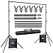 LINCO Backdrop Stand for Parties Kit 10x7 ft Adjustable Back Drop Photography Studio Photo Background Support System - Image 2