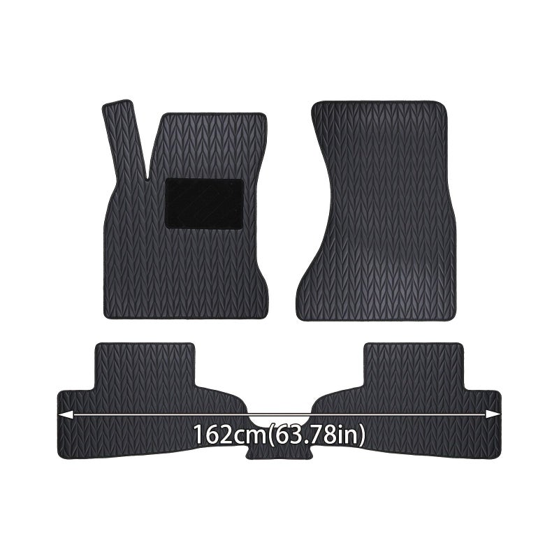 Floor Mats For Audi A4 5 Door Avant 2010 2016 8K All Weather Protection Heavy Duty Non Slip Full Set Front And 2nd Row Accessories Black - Image 2