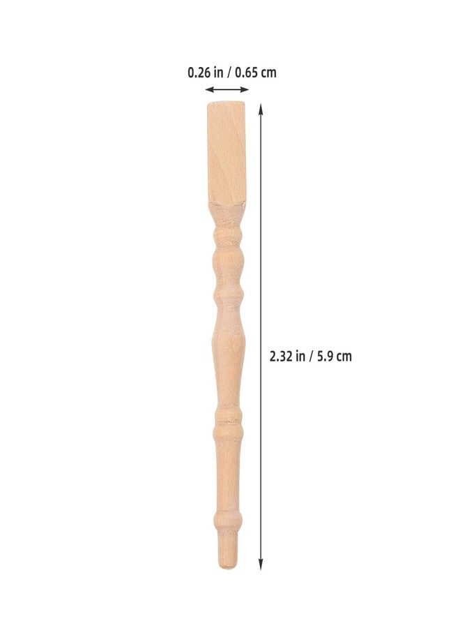 CORHAD 8pcs 1:12 Scale Miniature Wooden Dollhouse Table Legs Fairy Garden Furniture Ornaments Dollhouse Mini Furniture Accessories - Image 3