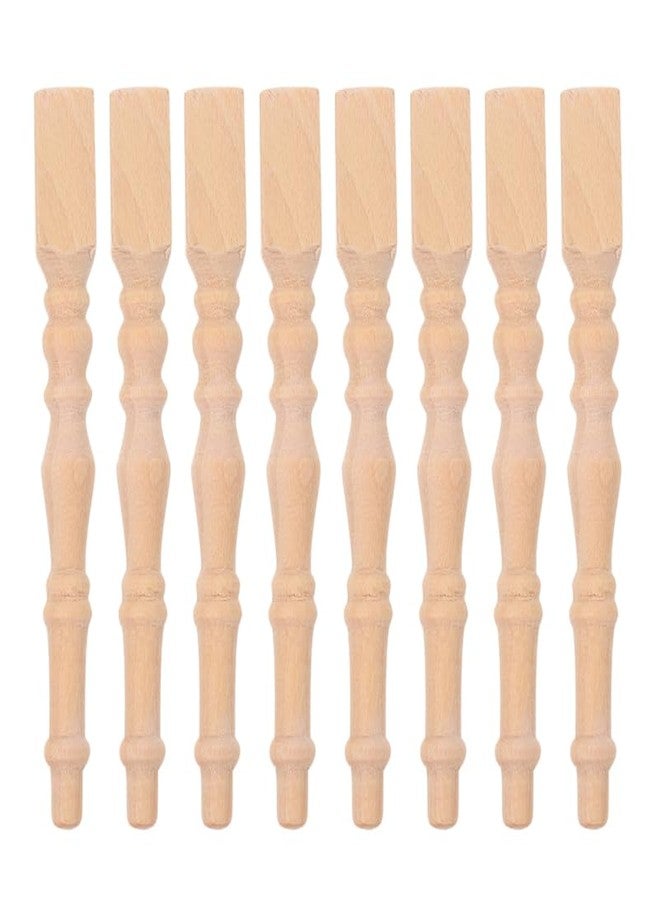 CORHAD 8pcs 1:12 Scale Miniature Wooden Dollhouse Table Legs Fairy Garden Furniture Ornaments Dollhouse Mini Furniture Accessories - Image 1