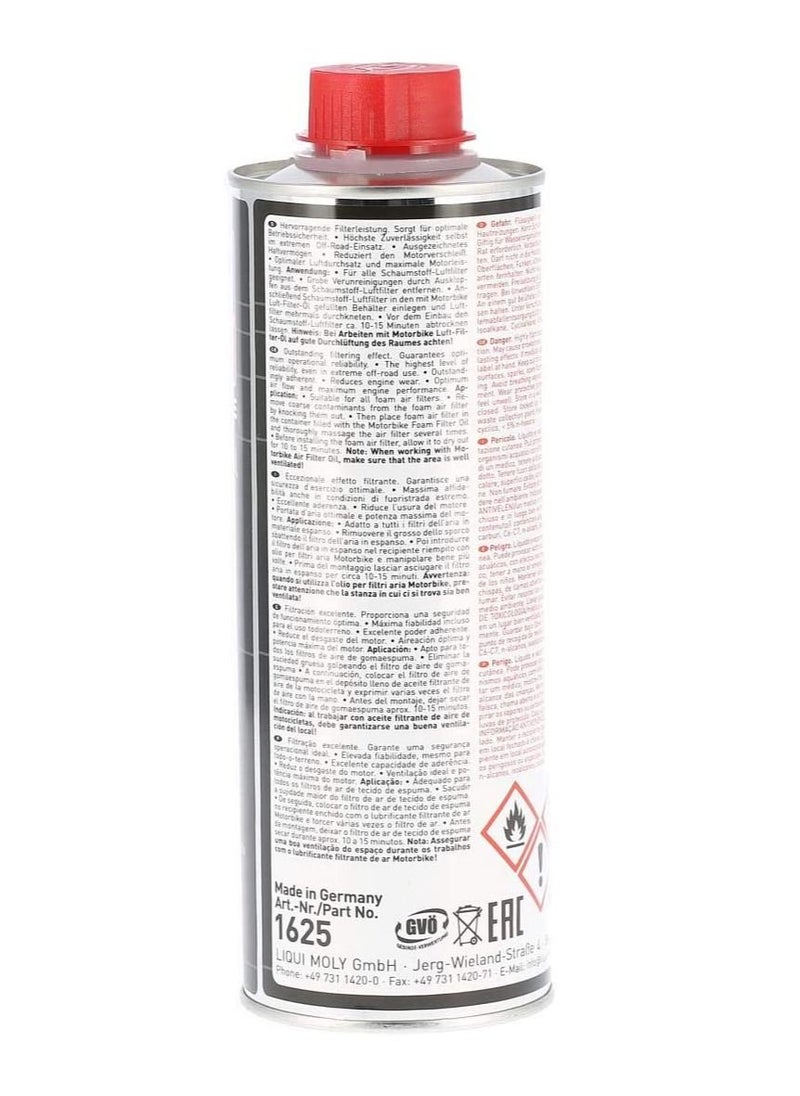 LIQUI MOLY MOTORBIKE LUFT-FILTER-OIL 500ml  - Image 3