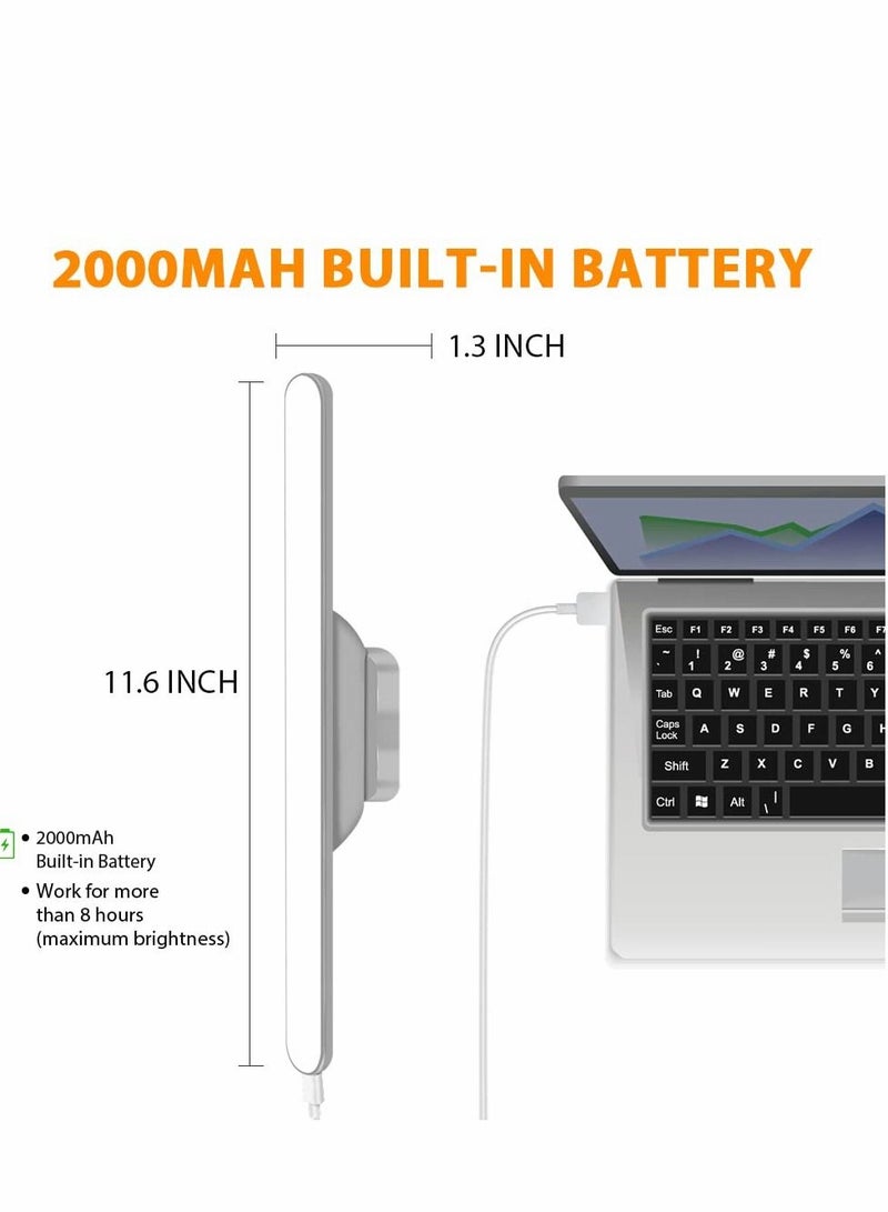 Excefore ضوء خزانة LED بحركة، إضاءة تحت الكاونتر، أضواء شريط مغناطيسي قابلة لإعادة الشحن، مصباح مكتب يعمل بالبطارية للقراءة، المكتب المنزلي، مرآة المكياج، المطبخ - Image 5
