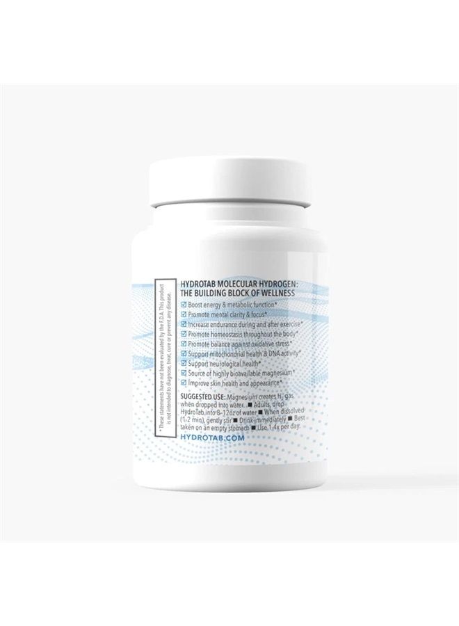 HydroTab – Molecular Hydrogen H2 for Maximum Hydrogen-Rich Water. Ultimate Antioxidant Supports Cellular Mitochondrial Health. Stimulates Energy Metabolism and Hydration. Increased Energy (60)