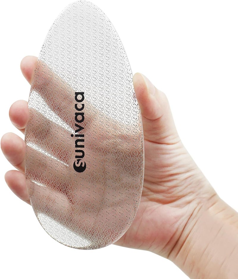 Glass Foot File Callus Remover for Feet Heel Scraper Pumice Stone Diabetic Feet Scrubber Dead Skin Remover for Feet Professional Pedicure Tools