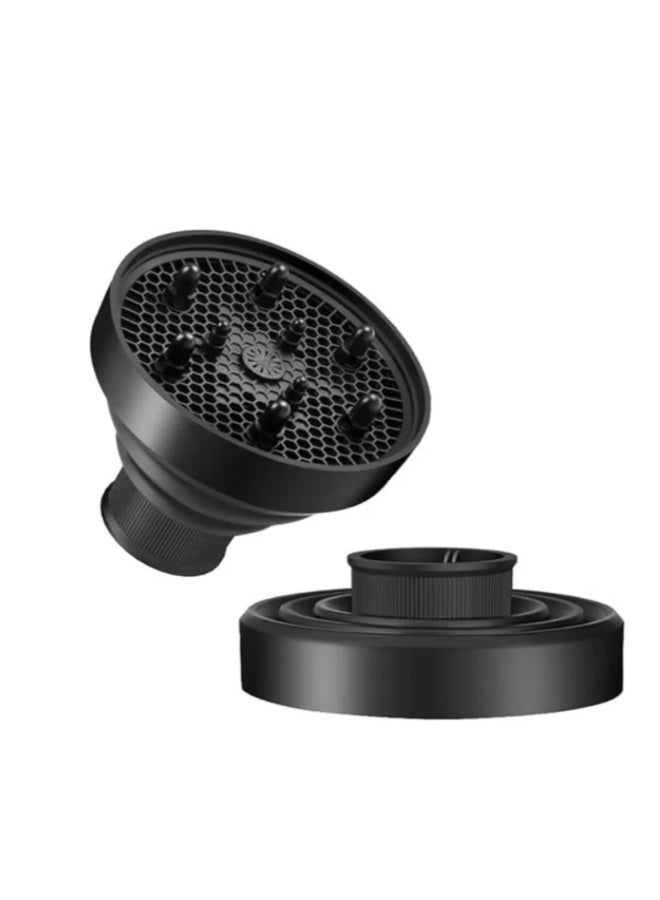 ناشر مجفف الشعر ، ناشر مجفف الشعر القابل للطي ، ملحقات صالون الشعر المهنية ، أداة تجفيف الشعر المجفف مناسبة للشعر المجفف أو الموجة ، مناسبة لمجففات الشعر تتراوح بين 1.4 بوصة إلى 1.96 بوصة (أسود) - Image 5