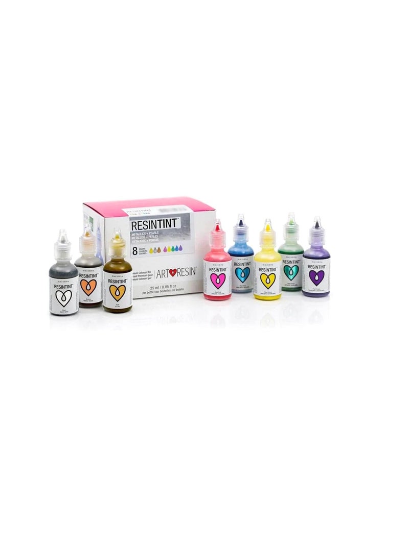 ArtResin ResinTint Metallics Pearls 8 colors  - Image 1
