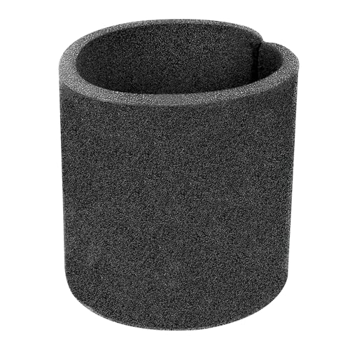 HASMX Small Foam Filter Sleeve Replacement for Shop Vac Type CC 9052600 90526 905-26 905-26-00 Wet/Dry Vacuum 1-5 Gallon Portable, Black (1-Pack) - Image 1