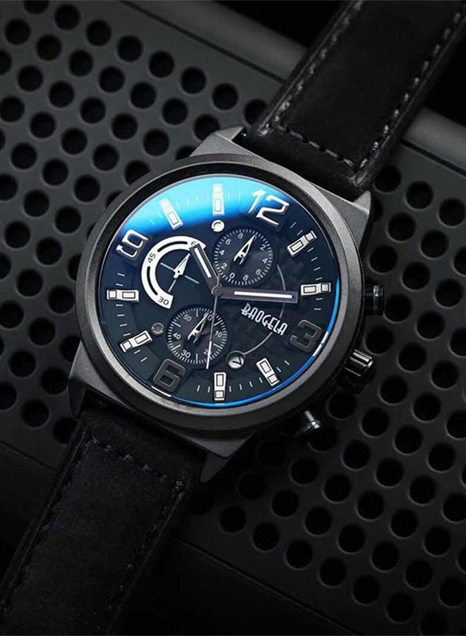 BAOGELA Men's Belt Multifunction Calendar Waterproof Luminous Quartz Watch 1709B - Image 3