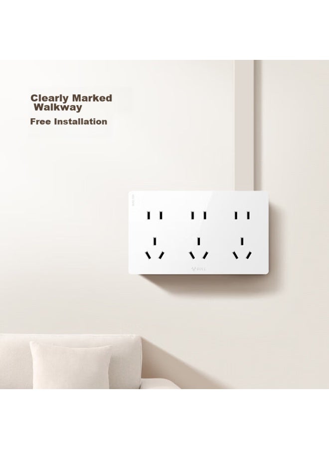 Bull Surface-mounted Large Panel Switch Socket, G59 Series, 15-hole Socket Panel, Fifteen Holes, G59z623 - Image 2