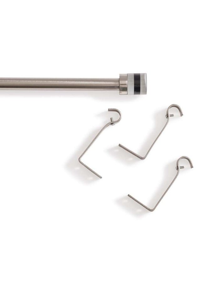 Pan Home Extendable Curtain Rod Silver 160x300cm - Image 3