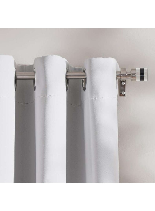 Pan Home Extendable Curtain Rod Silver 160x300cm - Image 2
