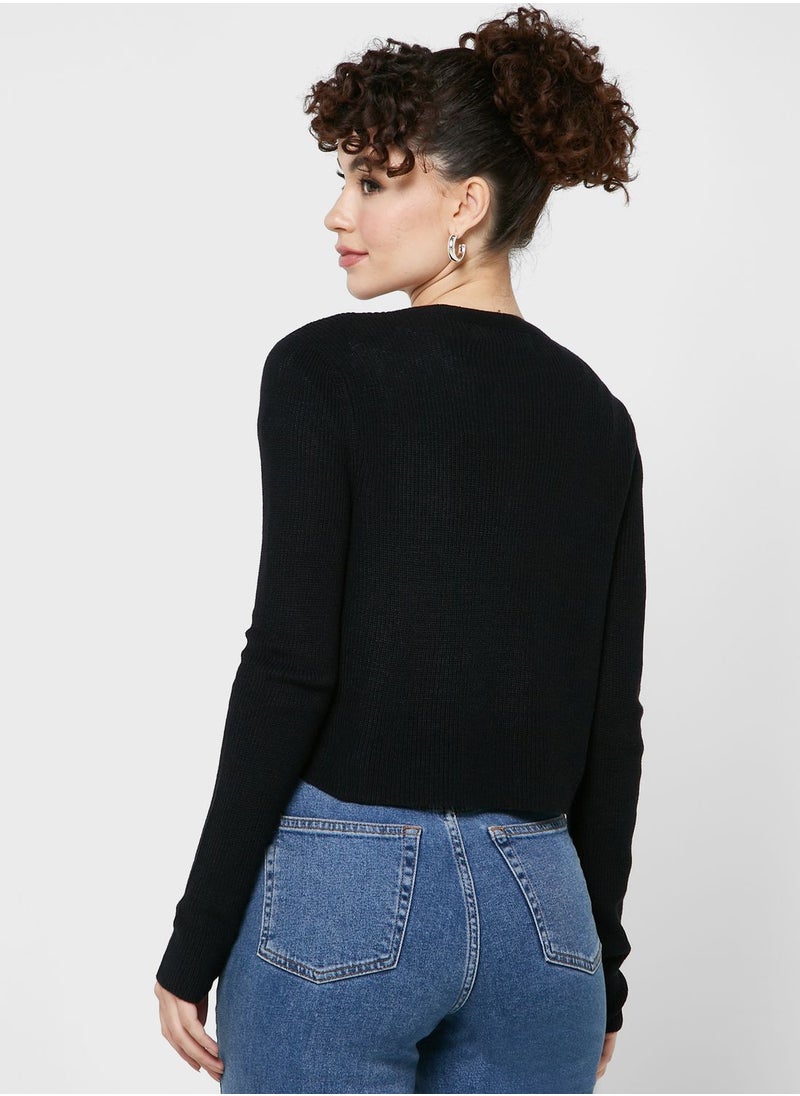 VERO MODA - Tie Detail Cardigan - Image 1